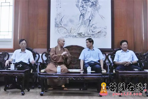 千佛山-陕西省联合调研组一行赴千佛山兴国禅寺调研