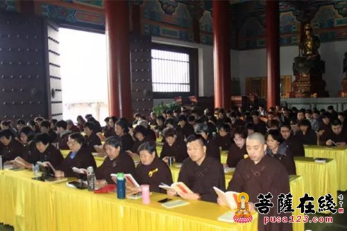 佛教-天津华盛寺举行清明思亲报恩法会