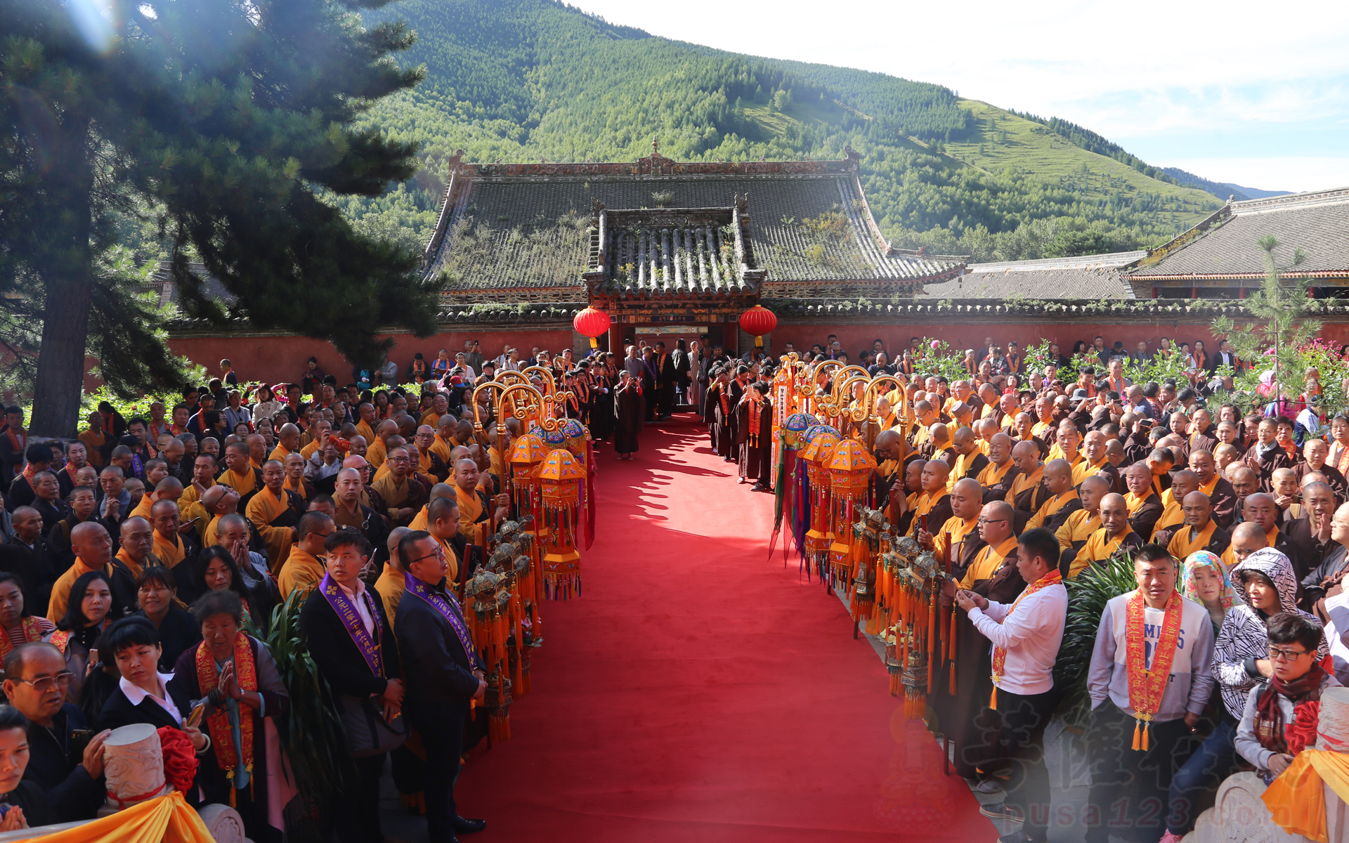 【高清圖集】宗風有繼 達雲法師榮膺五臺山碧山寺方