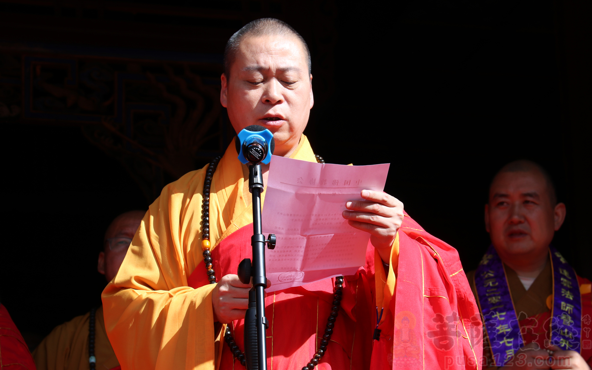 【高清图集】宗风有继 达云法师荣膺五台山碧山寺方丈
