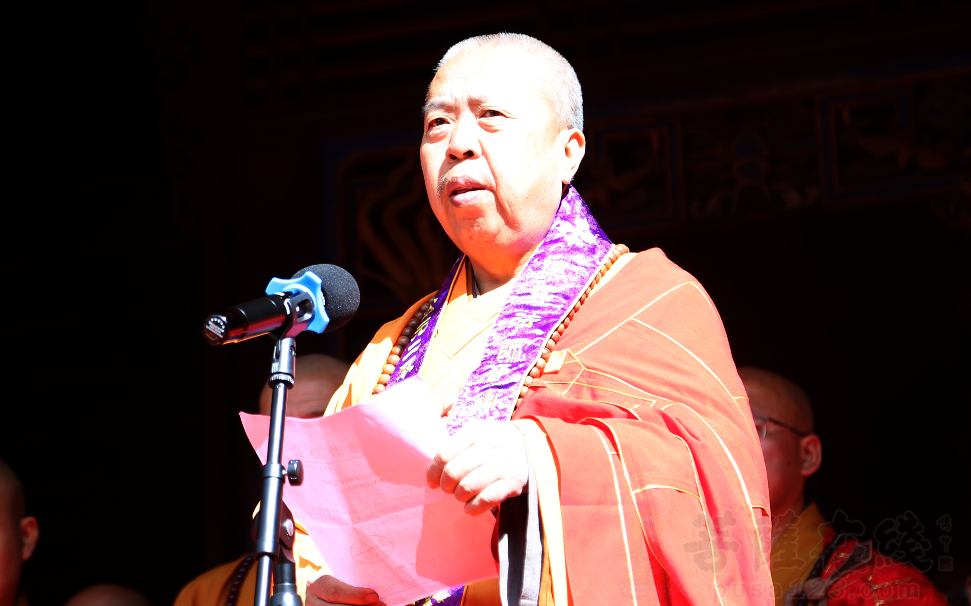 【高清图集】宗风有继 达云法师荣膺五台山碧山寺方丈