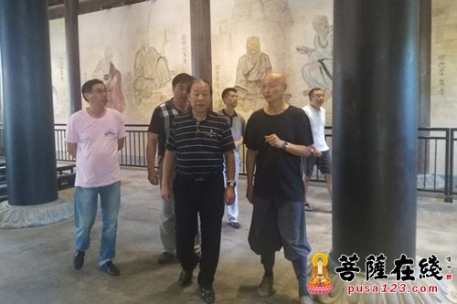 佛教-南京市佛教协会驻会马荣恩副会长一行赴浦口区寺院走访慰问