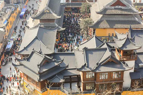 玉佛寺-安全为先 上海玉佛寺大雄宝殿平移修缮
