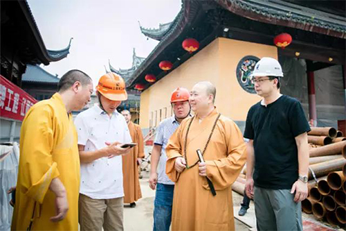玉佛寺-安全为先 上海玉佛寺大雄宝殿平移修缮