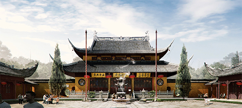 玉佛寺-上海玉佛寺的大胆尝试　让大殿“行走”起来