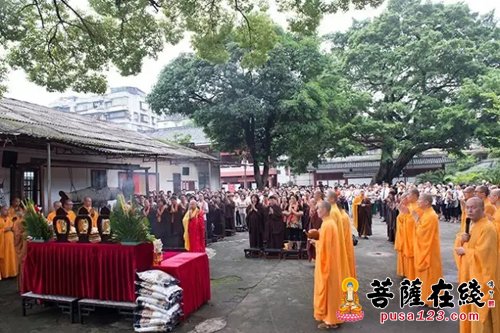 光孝寺-广州光孝寺五观堂举行升樑大典 大众共祝兴修吉祥