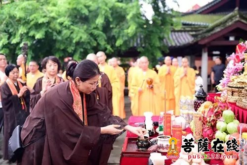 光孝寺-广州光孝寺五观堂举行升樑大典 大众共祝兴修吉祥