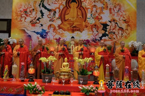 佛教-美国加州妙觉寺隆重举行建寺20周年庆典法会