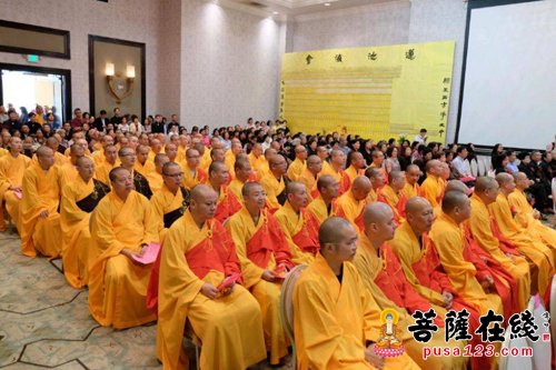 佛教-美国加州妙觉寺隆重举行建寺20周年庆典法会