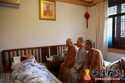 佛教-澳门佛教总会会长健钊长老一行看望无相长老