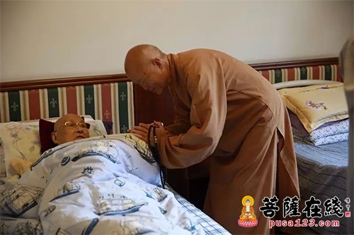 佛教-澳门佛教总会会长健钊长老一行看望无相长老