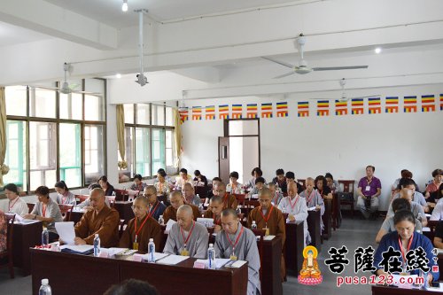 佛教-山东青州市佛协换届 本悟大和尚当选会长