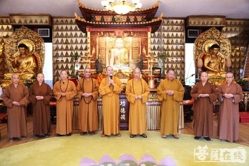 佛教-厦门太平岩寺住持世澄法师一行参访多伦多湛山精舍
