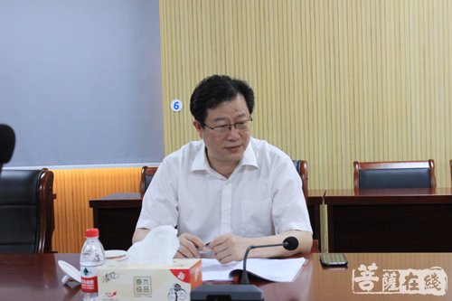 观音-舟山统战部王伟部长检查观音法界项目防台工作