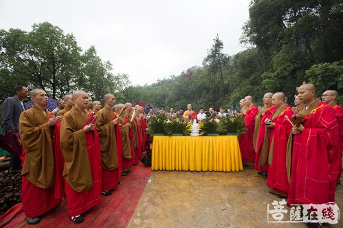 法华寺-湖州法华寺举办真身殿结顶暨金色铜雀安奉典礼