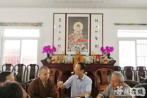 时政-安徽省宗教局副局长袁家跃赴宣城小九华调研指导