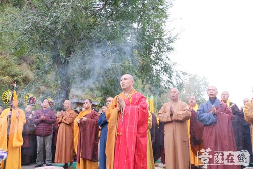 佛教-妙德老和尚荼毗法会在五台山碧山寺举行
