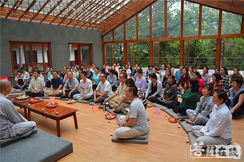报国寺-体验蜀中禅修 文殊院青年佛学会参访乐至报国寺