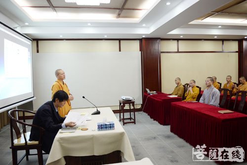 佛教-佛教协会在宝陀讲寺举行2017年书画培训班