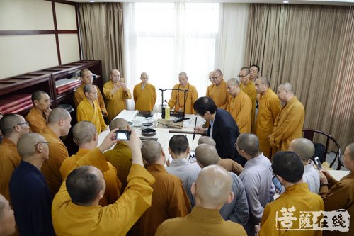 佛教-佛教协会在宝陀讲寺举行2017年书画培训班