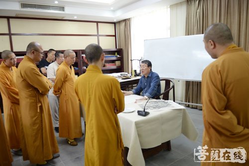 佛教-佛教协会在宝陀讲寺举行2017年书画培训班