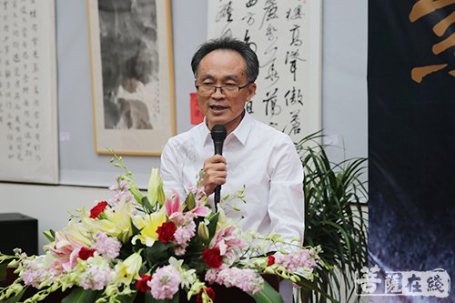 艺术-翰墨飘香 七宝教寺举行“清秋素墨禅韵”书画展