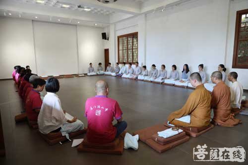 佛教-抚平烦忧 净心修行 厦门鸿山寺为期五天禅修欢喜结营