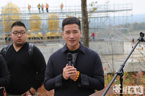 五台山-加拿大五台山大殿起吊开工 打造多功能文化园区