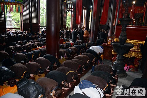 佛教-老天福寺住持印忠法师率佛教交流团参访天宁禅寺