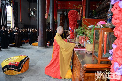 佛教-老天福寺住持印忠法师率佛教交流团参访天宁禅寺