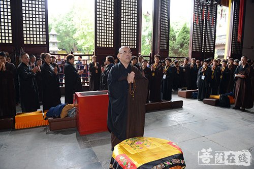 佛教-老天福寺住持印忠法师率佛教交流团参访天宁禅寺