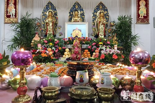 佛教-陕西法幢寺举行源慧老和尚诞辰纪念法会 佛教-陕西法幢寺举行源慧老和尚诞辰纪念法会