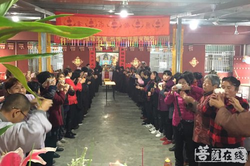 佛教-陕西法幢寺举行源慧老和尚诞辰纪念法会 佛教-陕西法幢寺举行源慧老和尚诞辰纪念法会
