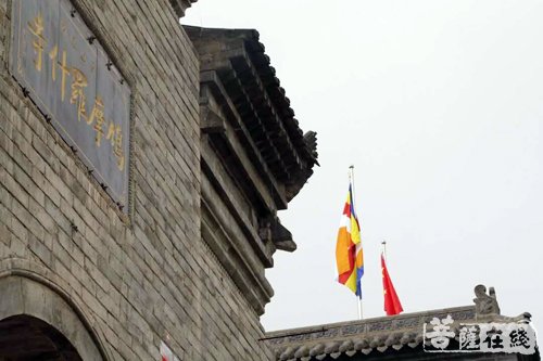 鸠摩罗什-三论宗祖庭·鸠摩罗什寺组织僧众观看学习十九大