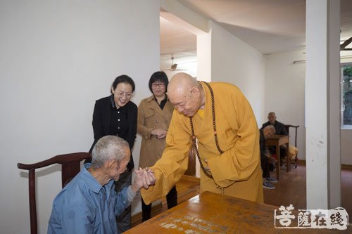 佛教-道慈大和尚一行赴佛教颐养堂和普陀山敬老院进行重阳节慰问