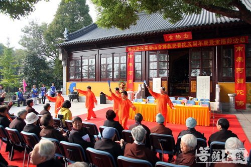 佛教-适逢重阳 苏州灵岩山寺佛教安养院举行成立五周年庆典