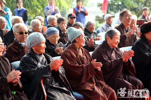 佛教-适逢重阳 苏州灵岩山寺佛教安养院举行成立五周年庆典