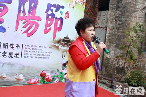 佛教-九九重阳节 金风飘菊蕊 邢台龙华禅寺慈善慰问活动