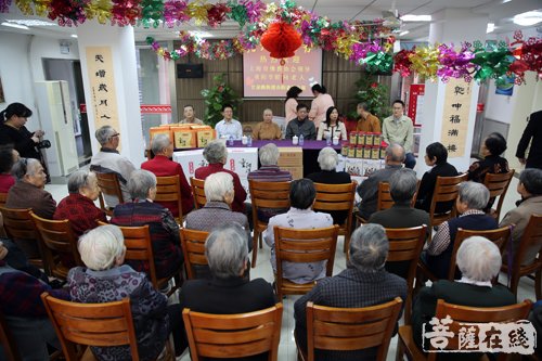 佛教-上海市佛教协会开展重阳节敬老慰问活动