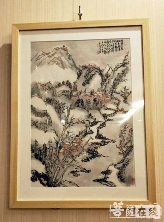 佛教-不忘初心 周晶禅意书画展在山东临沂开幕