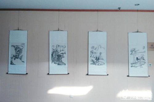 佛教-不忘初心 周晶禅意书画展在山东临沂开幕