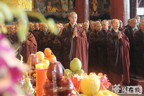 佛教-诸佛欢喜降吉祥 大金山禅寺恭迎观世音菩萨出家日