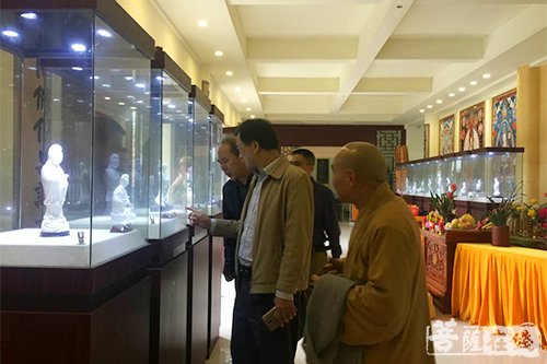 佛教-宁德市政协副主席黄家盛先生一行莅临资国寺参观指导调研