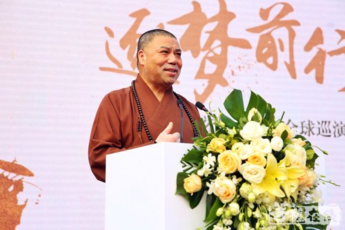 玄奘-《玄奘西行》全球巡演西安站发布会在大慈恩寺举行