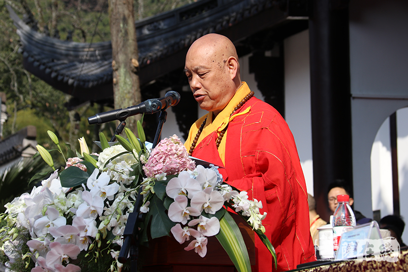 【高清图集】缅怀蕅益大师风范 庆祝灵峰讲寺建寺1110周年