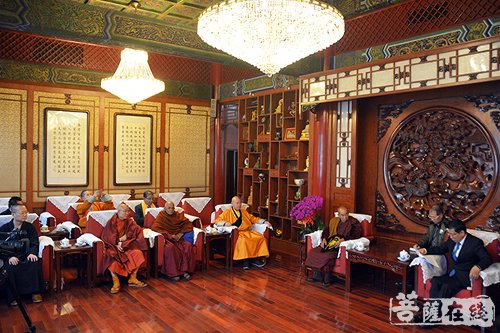 佛教-国宗局蒋坚永副局长会见各国高僧参访团