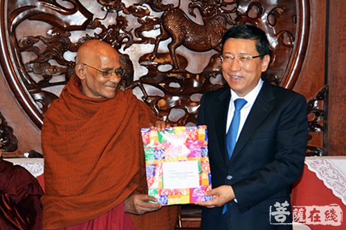 佛教-国宗局蒋坚永副局长会见各国高僧参访团