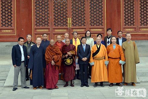 佛教-国宗局蒋坚永副局长会见各国高僧参访团