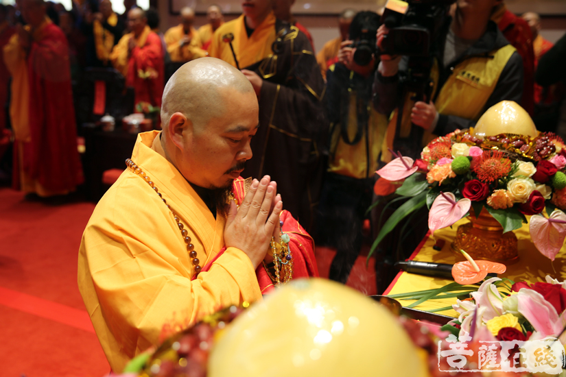 【高清图集】上海庄严寺恢复重建二十周年 心明法师荣膺方丈