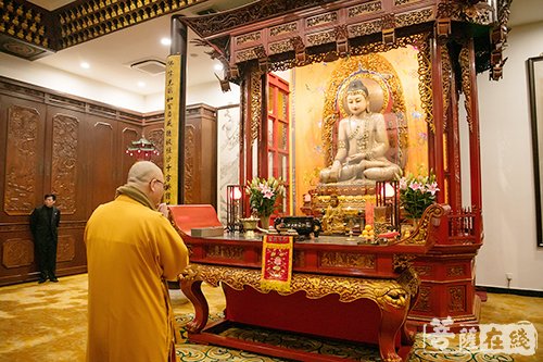 佛教-西方寺住持宽运大和尚一行参访上海玉佛禅寺